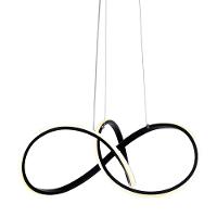 Lustre Pendente Taschibra Design Tóquio 30w Led 45cm Luz Quente 3000k Bivolt Preto - 3