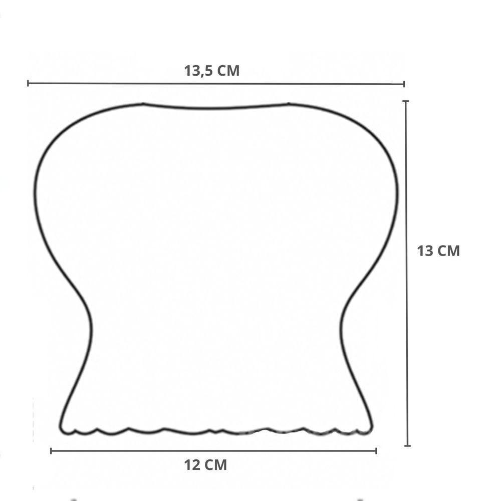 Vidro De Reposição Taschibra Pendente Lustre Aisha Liso Conhaque - 5