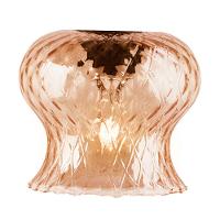 Vidro De Reposição Taschibra Pendente Lustre Aisha Liso Conhaque - 2