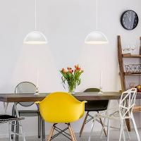 Lustre Pendente Taschibra Td 821f Grande E27 Bivolt Branco Fosco - 3