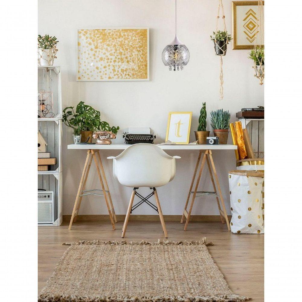 Lustre Pendente Cristal Elisabeth Rigato Transparente E27 Bivolt Taschibra - 2