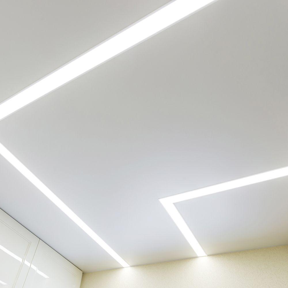 Perfil De Embutir Taschibra Para Fita De Led Spire 50 Branco Com 1,5 Metros - 4