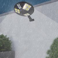 Luminaria Solar Sensor Movimento 12 Leds Parede Jardim - 8