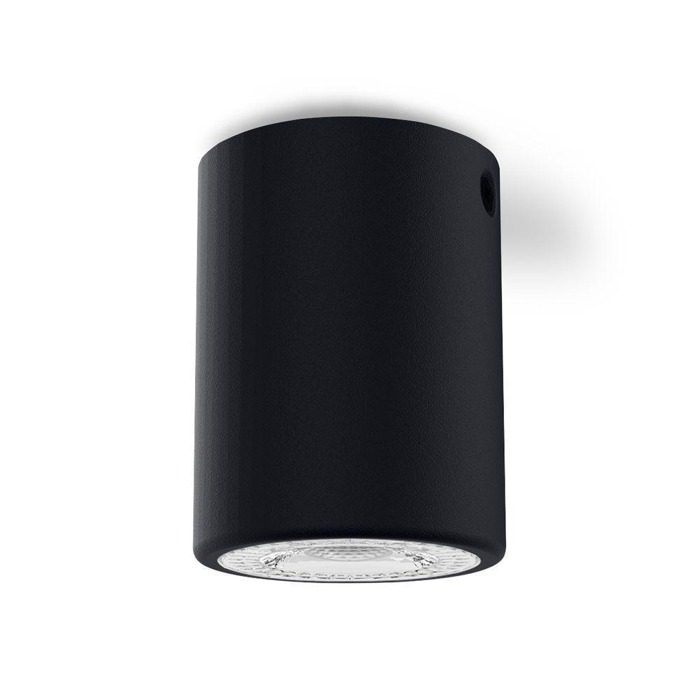 Spot De Sobrepor Cannon Mr16 Redondo Taschibra Preto - 1