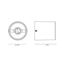 Spot De Sobrepor Cannon Mr16 Redondo Taschibra Preto - 5