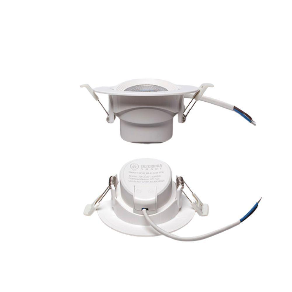 Spot Led Taschibra Smart Redondo Embutir Wi-fi Tek Mr16 5w Rgb Bivolt - 4