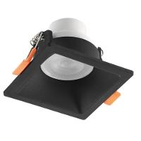 Spot De Led Recuado Embutir Quadrado 3w Bivolt Preto Blumenau 6500k Luz Fria - 2