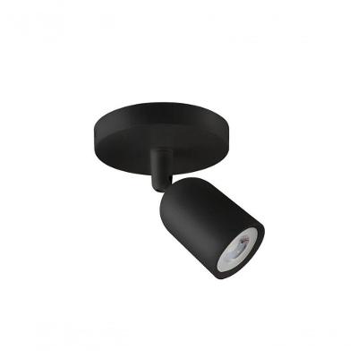 Spot De Led Direct Mr16 Circular 4w Preto Taschibra 3000k Luz Quente