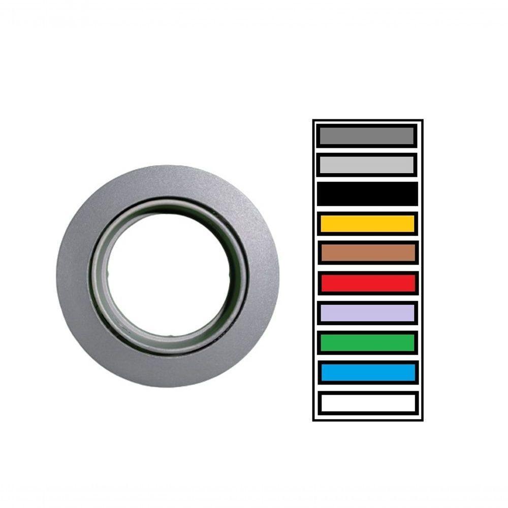 Spot De Embutir Redondo Direcionavel Mr16 Cores Diversas Cor Produto Cinza - 3