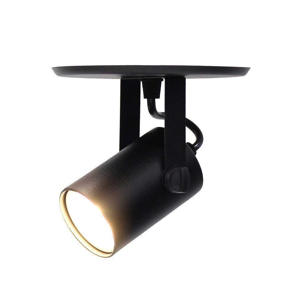 Spot De Sobrepor Direcionável Cannon Mr16 Redondo Taschibra Preto - 1