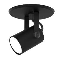 Spot De Sobrepor Direcionável Cannon Mr16 Redondo Taschibra Preto