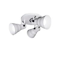 Spot De Sobrepor Hol Triplo Circular Direcionável 3xe27 Taschibra Bivolt Branco - 1