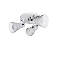 Spot De Sobrepor Hol Triplo Circular Direcionável 3xe27 Taschibra Bivolt Branco