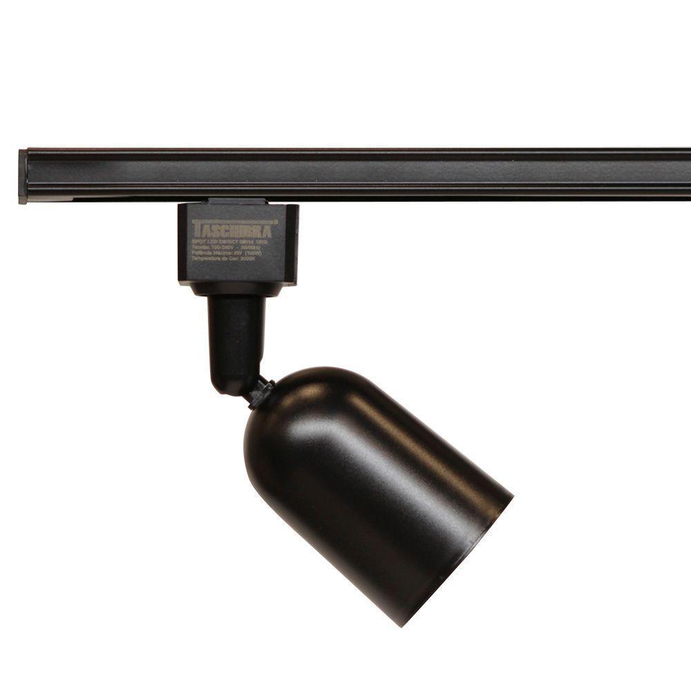 Spot Led Taschibra Direct Para Trilho Par20 10w Preto Bivolt 3000k Luz Quente - 2