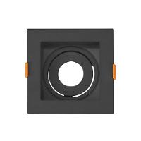 Mini Spot Dicroica De Embutir Recuado Quadrado Led 3,5w Cor Preto Cor Da Lâmpada 6500k - 1