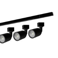 Kit Trilho 1 Metro C/ 3 Spot Taschibra Mr16 Gu10 3000k Preto - 9