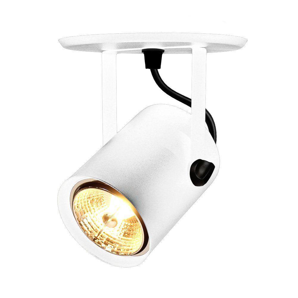 Spot De Sobrepor Direcionável Cannon Ar70 Redondo Taschibra Branco - 1