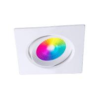 Spot Led Taschibra Smart Quadrado Embutir Wi-fi Tek Mr16 5w Rgb Bivolt - 1