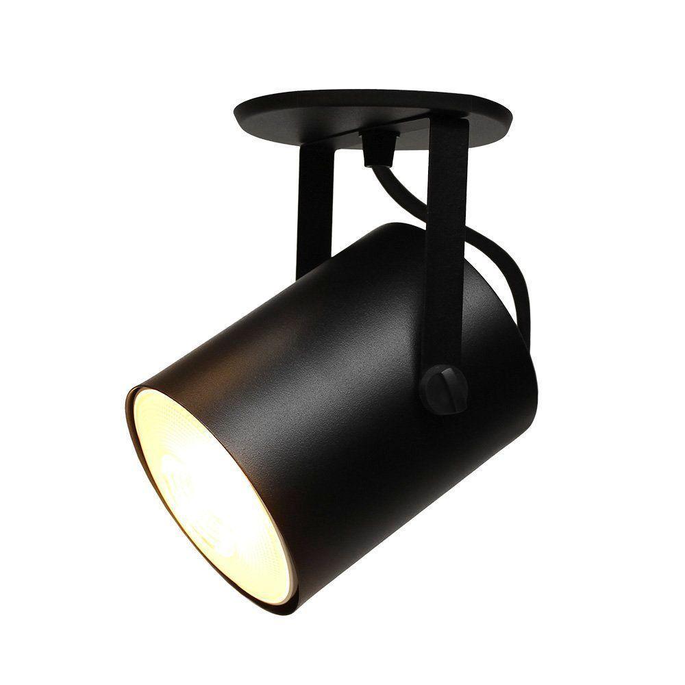 Spot De Sobrepor Direcionável Cannon Par38 Redondo Taschibra Preto - 1