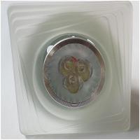 Spot Embutir Branco Quadrado Vidro Com Led 4,8w Led Cor Da Lâmpada 6500k - 5