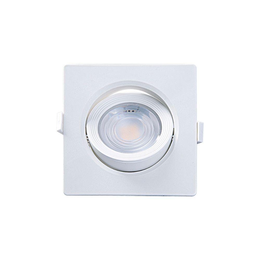 Spot Embutir Quadrado Alltop Led Par20 7w - Taschibra 3000k (amarela) - 2