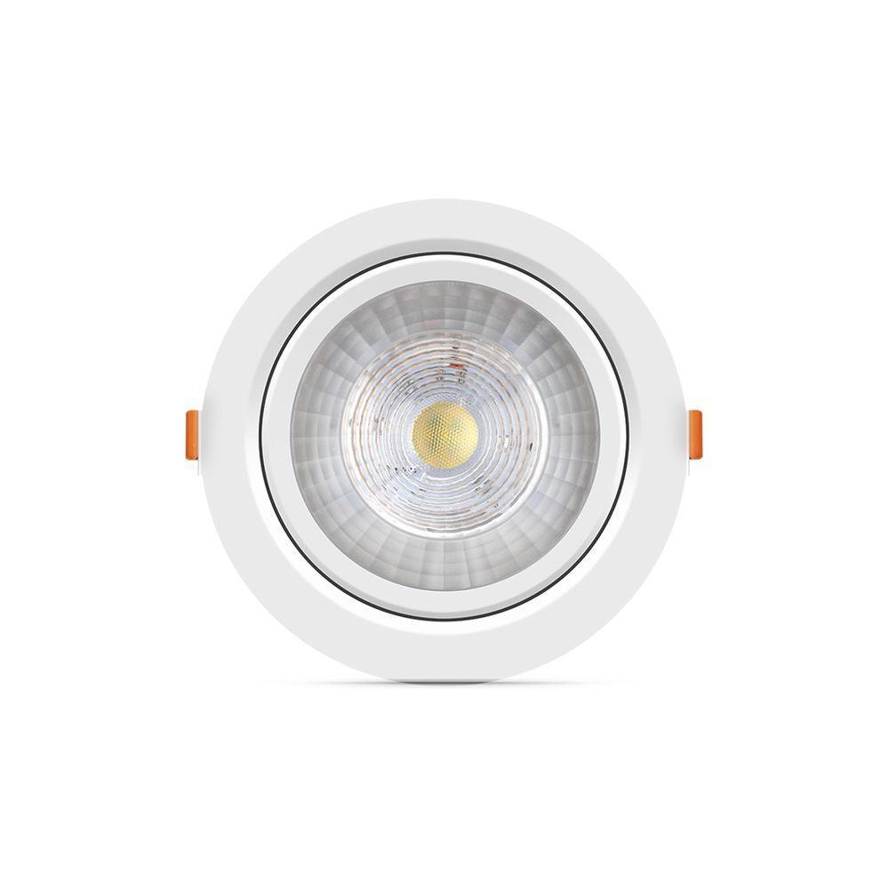 Spot De Led Embutir Elgin Ecospot Mr11 Redondo 3w Bivolt 3000k Luz Quente - 1
