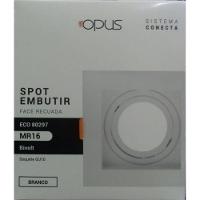 Spot Embutir Conecta Recuado Quadrado Neutro Branco - 9