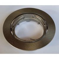 Spot de Embutir 5w Led Redondo Direcionável Aço Escovado - 9