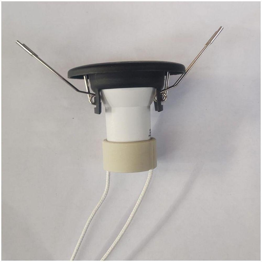 Mini Spot De Embutir Preto Com Led 3W Da Lâmpada Branco Frio 6500K - 4