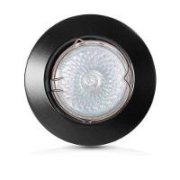 Mini Spot De Embutir Preto Com Led 3W Da Lâmpada Branco Frio 6500K - 1