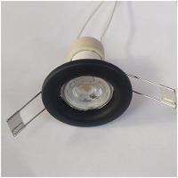 Mini Spot De Embutir Preto Com Led 3W Da Lâmpada Branco Frio 6500K - 5