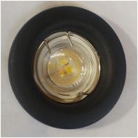 Mini Spot De Embutir Preto Com Led 3W Da Lâmpada Branco Frio 6500K - 6