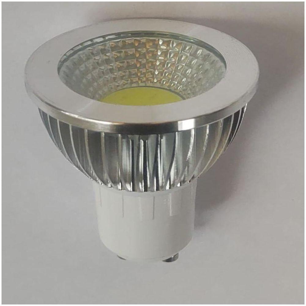 Spot Embutir Redondo Aço Escovado Com Led 4,8W Da Lâmpada Branco Frio 6500K - 8