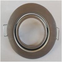 Spot Embutir Redondo Aço Escovado Com Led 4,8W Da Lâmpada Branco Frio 6500K