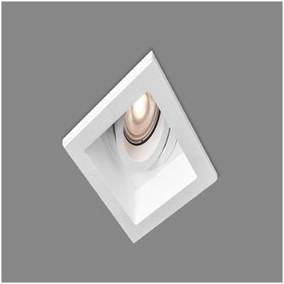 Spot Embutir Conecta Recuado Quadrado Quente Branco