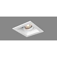 Spot Embutir Conecta Recuado Quadrado Branco Frio