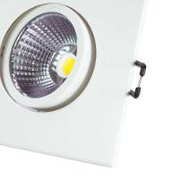 Spot Led Taschibra Embutir Quadrado Tsql 405 5w Alumínio 6500k Luz Fria