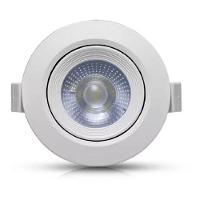 Spot Led Redondo 5w Branco Branco 6500k - 1