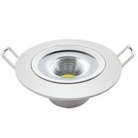 Spot Led Redondo 5w Branco Branco 6500k - 5
