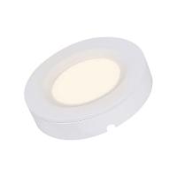 Spot Led álamo Taschibra P/ Móvel Embutir/sobrepor Redondo 2w Bivolt 3000k Luz Quente - 1