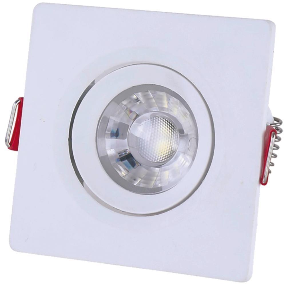 Spot Led Tramontina Quadrado 3 W 3000 K Luz Amarela - 1