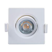 Kit 10 Spot De Led Embutir Alltop Mr11 Quadrado 3w Bivolt Taschibra 6500k Luz Fria - 1