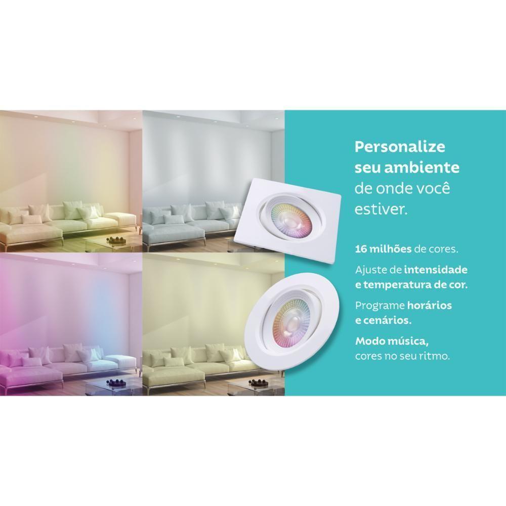 Spot Redondo De Embutir Smart Led 350 Lm 5 Wspot Redondo De Embutir Smart Led 350 Lm 5 W - 5