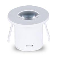 Kit 2 Spot Para Móvel Taschibra Pik Led Redondo Branco Bivolt 3000k Luz Quente - 2