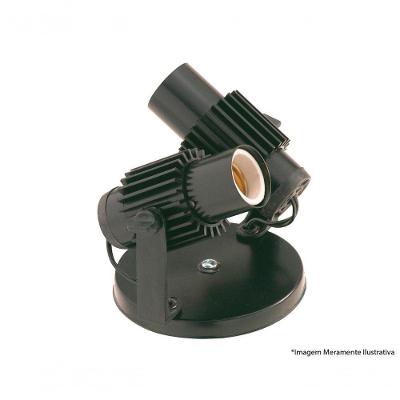 Spot Alum Aletado 2 Canoplas Preto