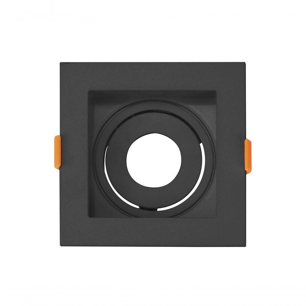 Spot De Embutir Face Recuada Par20 Cor Produto Preto - 1