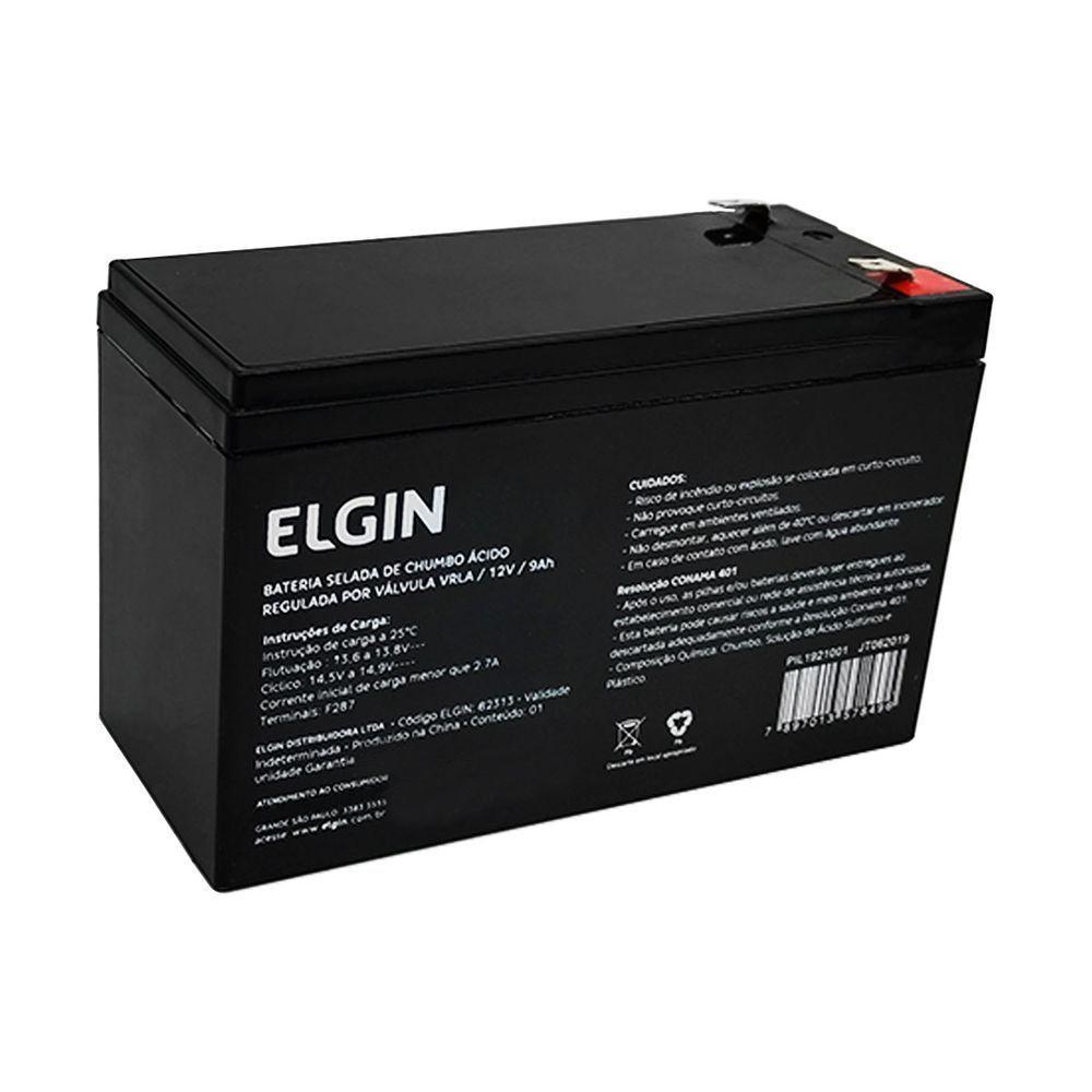 Bateria Selada Elgin, P/ Nobreak, Vrla, 12v 9ah - 82313 - 2