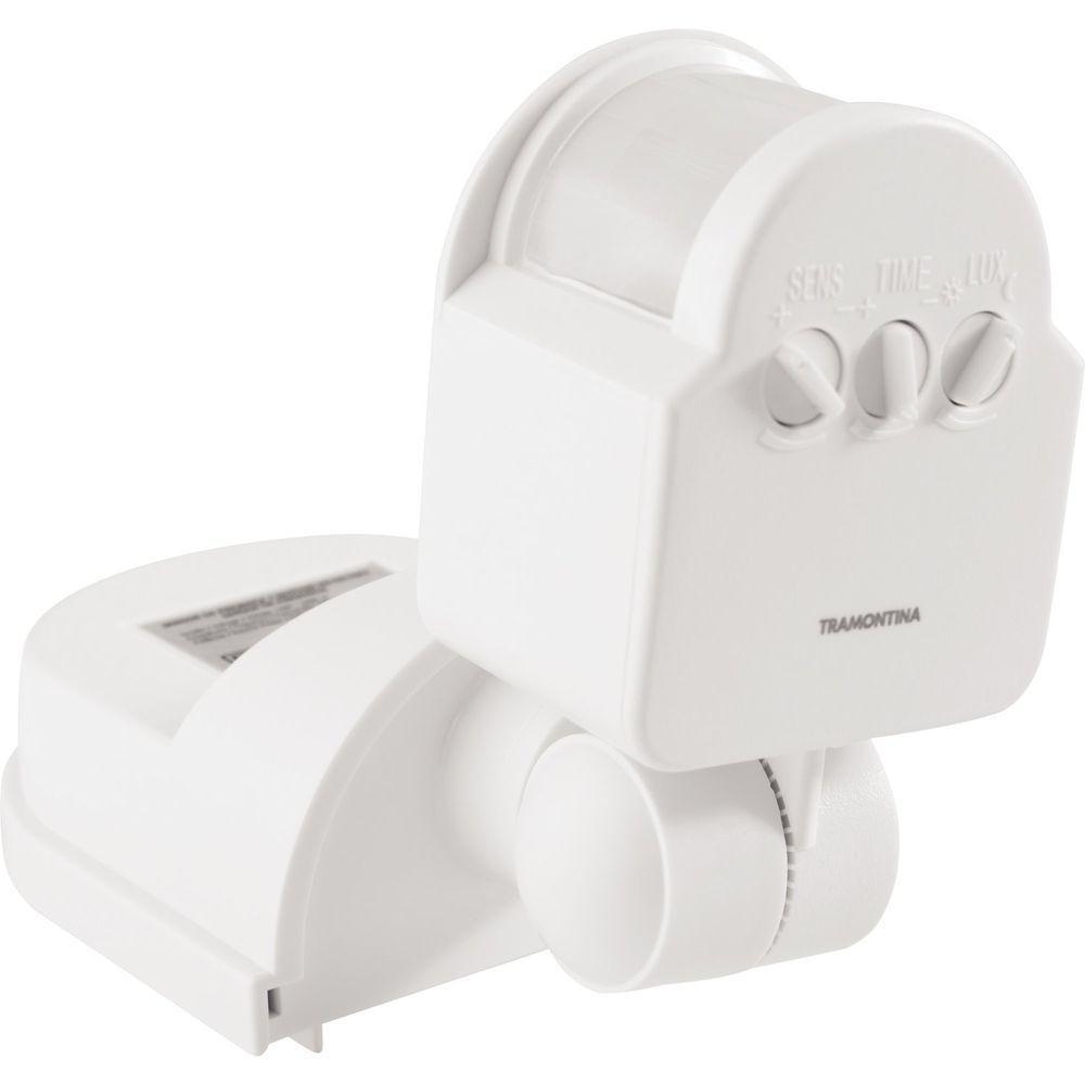 Sensor De Presença 360° Articulado Para área Semi Aberta Bivolt Com Fotocélula Branco - 2