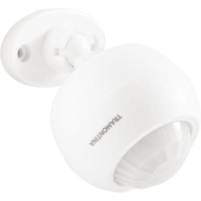 Sensor De Presença 360° Articulado De Parede E Teto Bivolt Com Fotocélula Branco