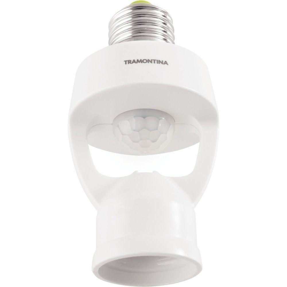 Sensor De Presença 360° Soquete E27 Tramontina Bivolt Com Fotocélula Branco Tramontina - 1